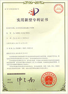 大口徑分體式球冠偏心半球閥